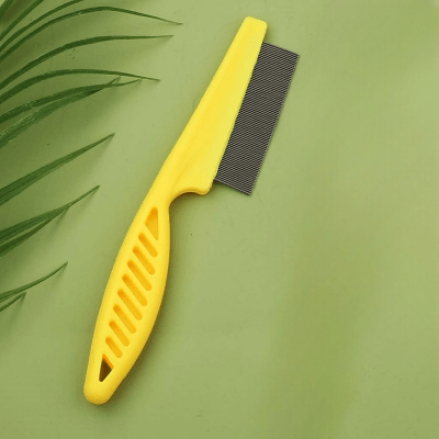Brosse Chat - CatSheddingHairComb™ - Jaune - Happy Miaou