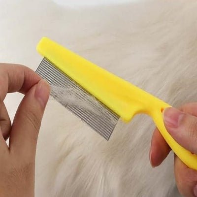 Brosse Chat - CatSheddingHairComb™ - Jaune - Happy Miaou