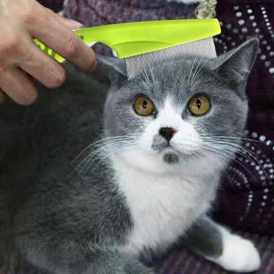 Brosse Chat - CatSheddingHairComb™ - Vert - Happy Miaou