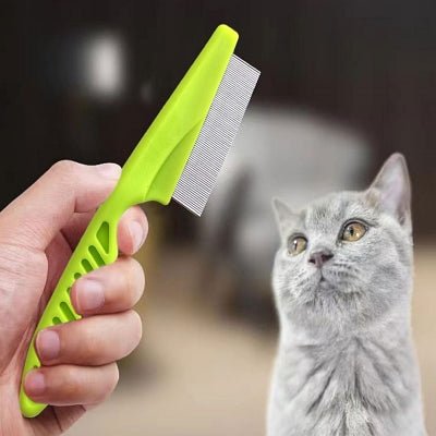 Brosse Chat - CatSheddingHairComb™ - Vert - Happy Miaou