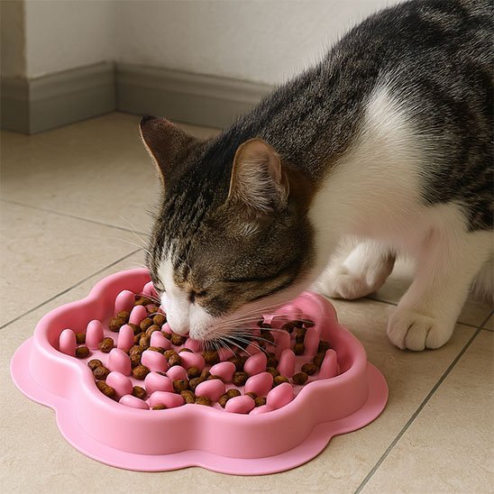 Gamelle Anti Glouton Chat | DigestSlow - Happy Miaou