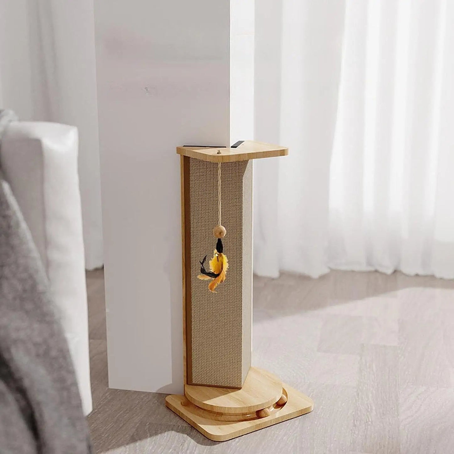 Griffoir pour chat - CatScratcherPost™ - Happy Miaou