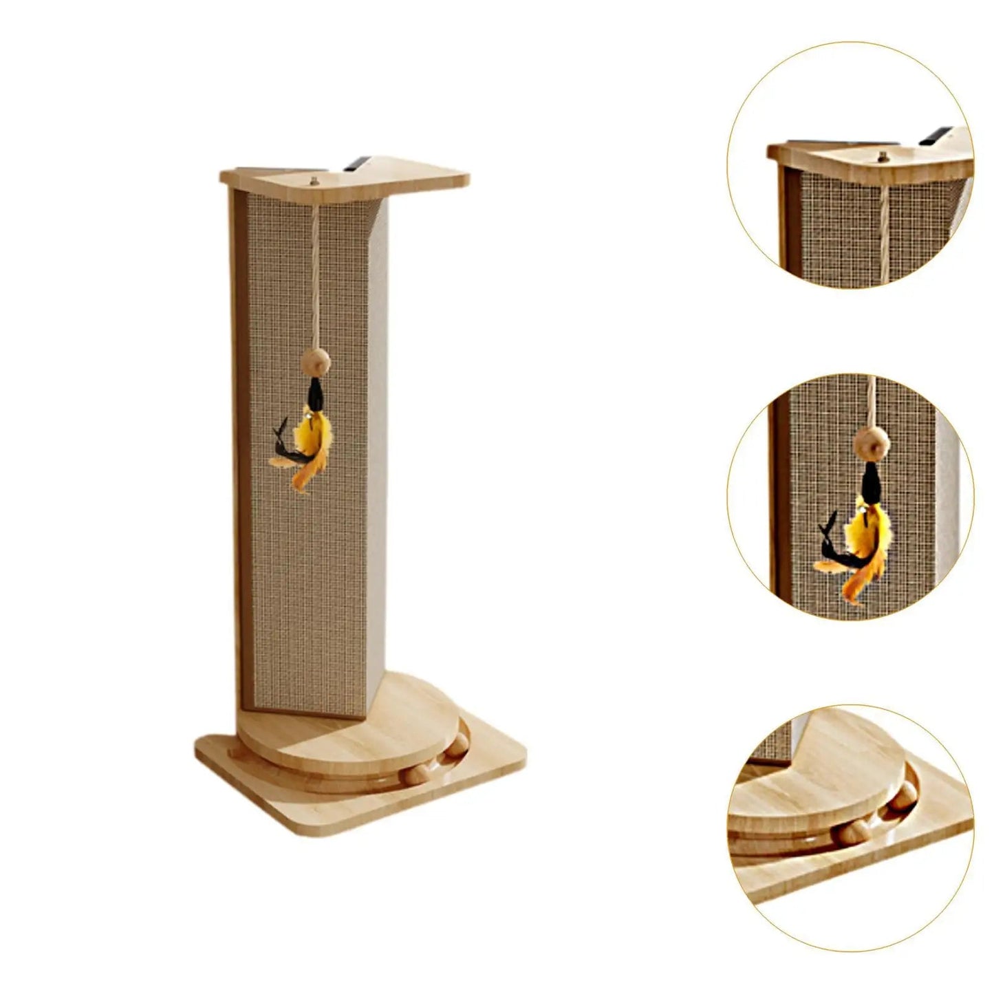 Griffoir pour chat - CatScratcherPost™ - Happy Miaou