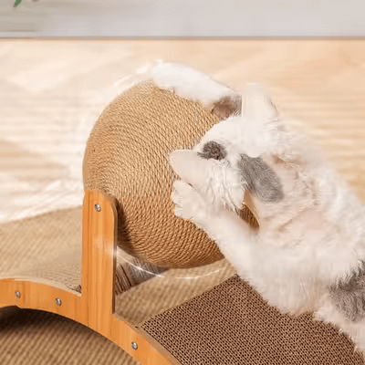 Griffoir pour Chat - Scratch&PlayCatBoardâą - Arc - Happy Miaou