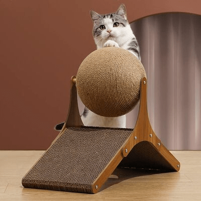 Griffoir pour Chat - Scratch&PlayCatBoard™ - Bâtons Rompus - Happy Miaou