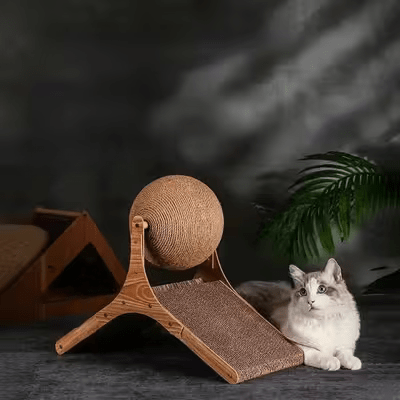 Griffoir pour Chat - Scratch&PlayCatBoard™ - Bâtons Rompus - Happy Miaou