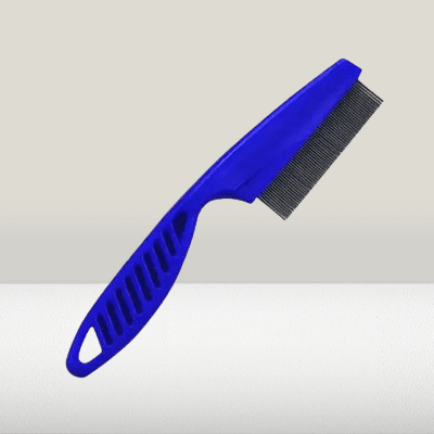 Brosse Chat - CatSheddingHairComb™ - Bleu - Happy Miaou