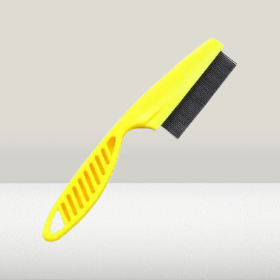 Brosse Chat - CatSheddingHairComb™ - Jaune - Happy Miaou