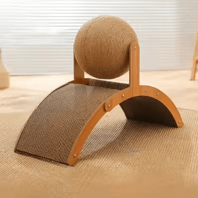 Griffoir pour Chat - Scratch&PlayCatBoard™ - Arc - Happy Miaou