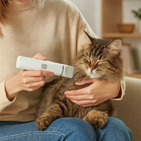 Tondeuse pour Chat | SilencePro - Happy Miaou